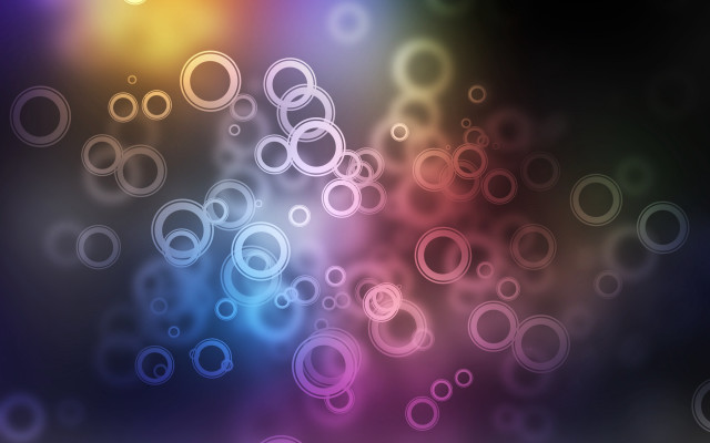 Bubbles rainbow blur abstract lens free wallpaper for desktop - medium preview image