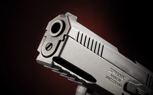 Gun red light black background free wallpaper for desktop - medium preview image