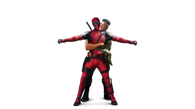 Deadpool man sword glove crossed free wallpaper for desktop - medium preview image