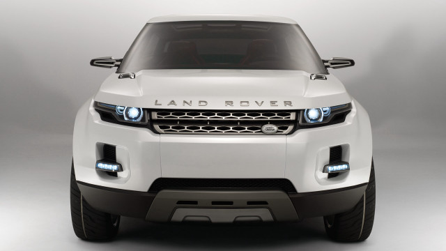 White land rover studio gray free wallpaper for desktop - medium preview image
