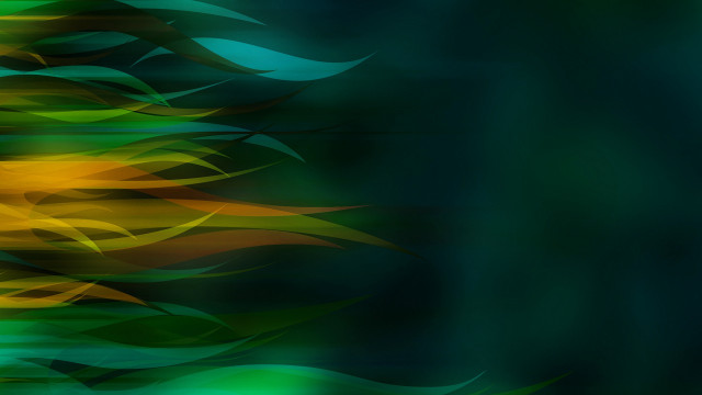 Green yellow abstract tree bird free wallpaper for desktop - medium preview image