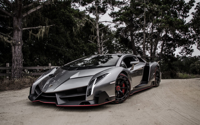 Silver sports car dirt road #8 free wallpaper for desktop - medium preview image