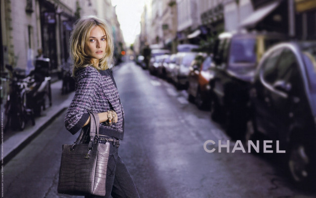 Woman purse chanel fashion blonde free wallpaper for desktop - medium preview image