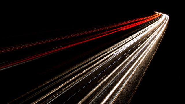 Car light trails long exposure #2 free wallpaper for desktop - medium preview image