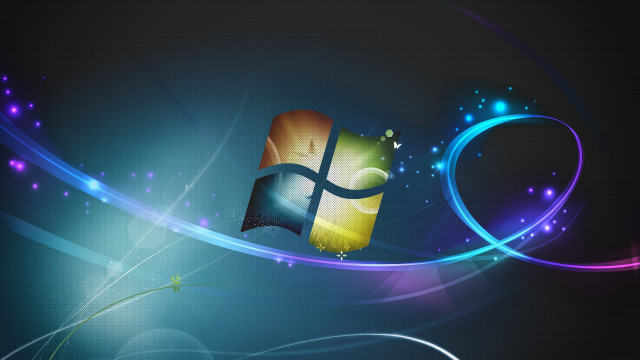 Computer screen blue purple swirl free wallpaper for desktop - medium preview image