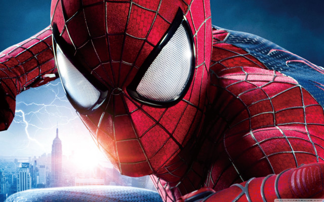 Amazing spiderman marvel poster city free wallpaper for desktop - medium preview image