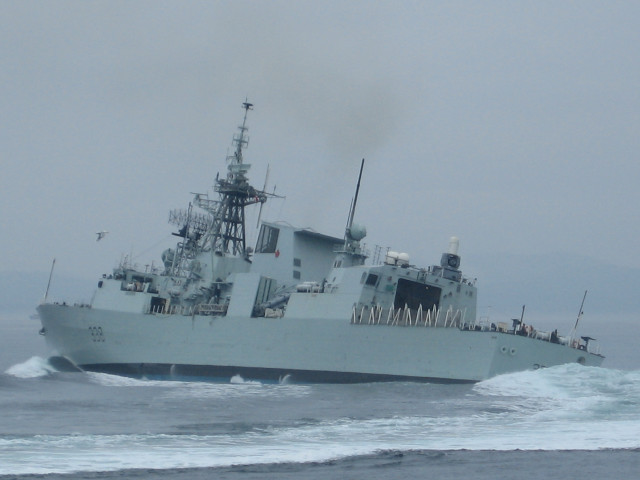 Large ship ocean cloudy day #2 free wallpaper for desktop - medium preview image