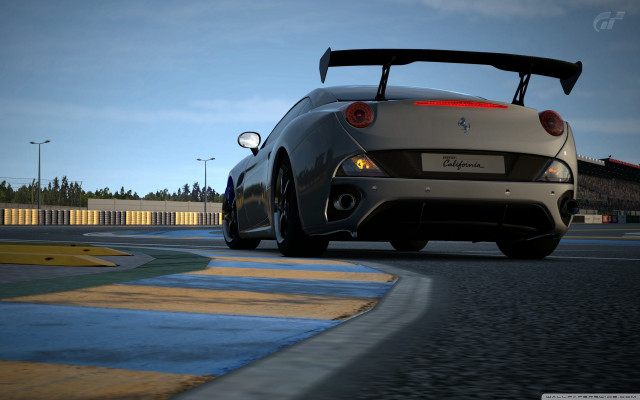 Car hood up rimlight race free wallpaper for desktop - medium preview image