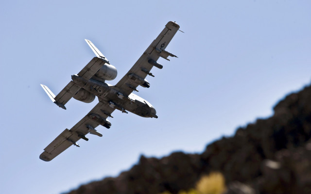 Large airplane mountains sky clouds free wallpaper for desktop - medium preview image