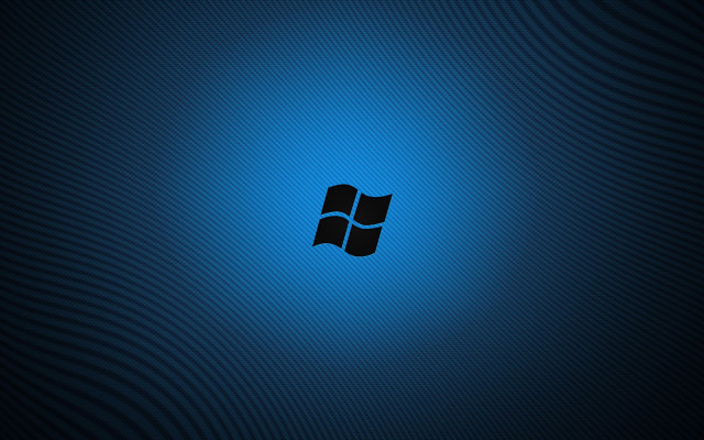 Blue background black blue logo free wallpaper for desktop - medium preview image