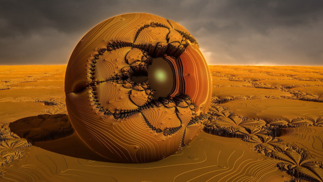 Desert mountain ocean sunset cloudy free wallpaper for desktop - medium preview image