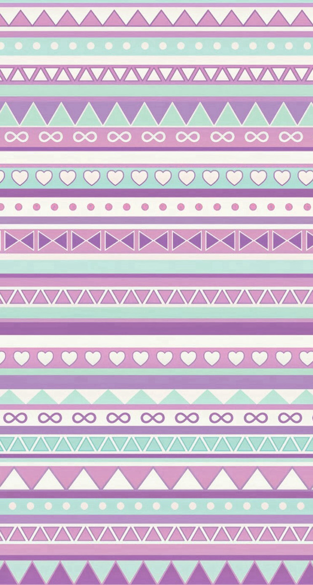 Hearts lines pattern purple background free wallpaper for mobile - medium preview image
