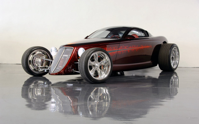 Chrome rim red car reflection free wallpaper for desktop - medium preview image