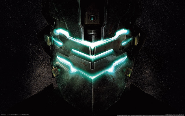 Glowing helmet eyes cyberpunk astronaut free wallpaper for desktop - medium preview image