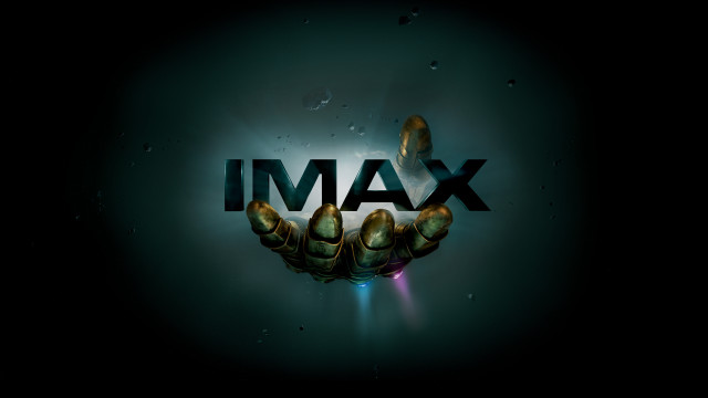 Hand IMAX glowing dark background free wallpaper for desktop - medium preview image