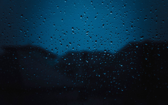 Window rain drops building blue #2 free wallpaper for desktop - medium preview image