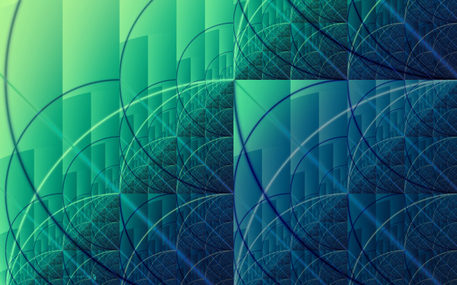 Blue green abstract pattern overlapping free wallpaper for desktop - medium preview image