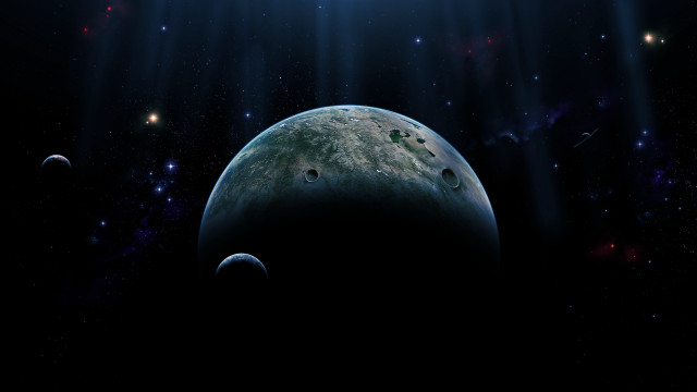 Space planet stars bright light #7 free wallpaper for desktop - medium preview image
