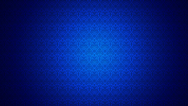 Blue background small flowers pattern free wallpaper for desktop - medium preview image