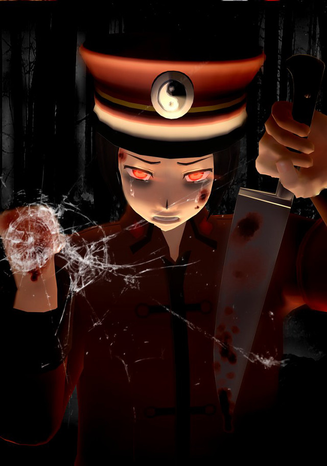 Uniform knife cellphone creepy face free wallpaper for mobile - medium preview image