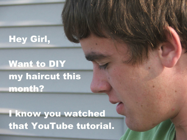 Young man green shirt quote free wallpaper for desktop - medium preview image