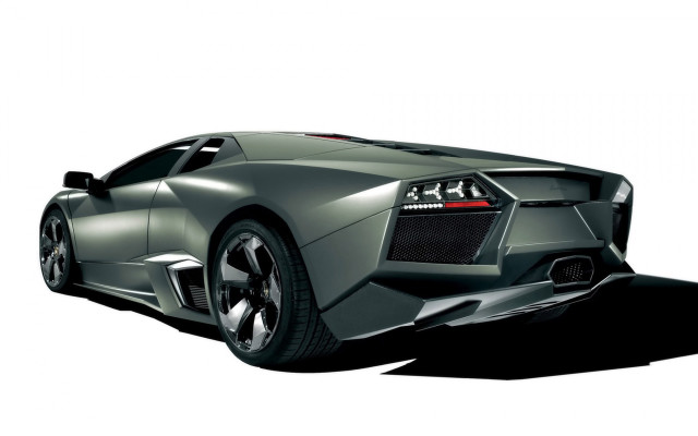 Silver sports car rendering rear free wallpaper for desktop - medium preview image