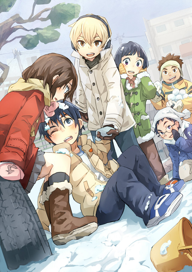 People snow pile ground person free wallpaper for mobile - medium preview image