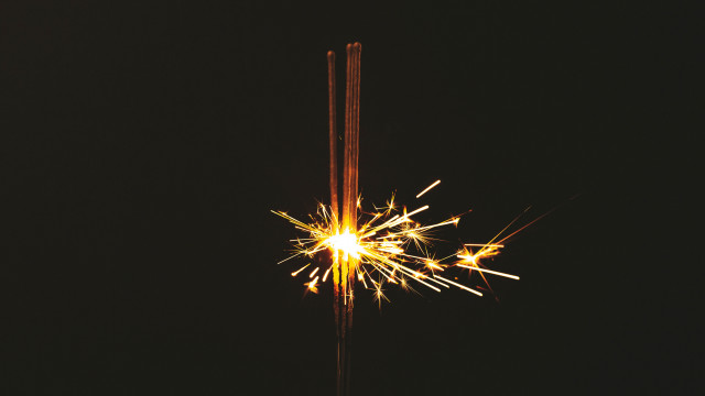 Sparkler dark abstract sparks fireworks free wallpaper for desktop - medium preview image