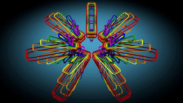 Cellphone colorful clips abstract sculpture free wallpaper for desktop - medium preview image