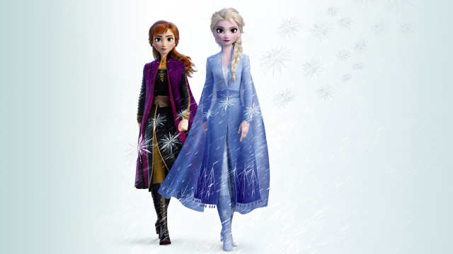 Frozen princesses snowflakes siblings anna free wallpaper for desktop - medium preview image