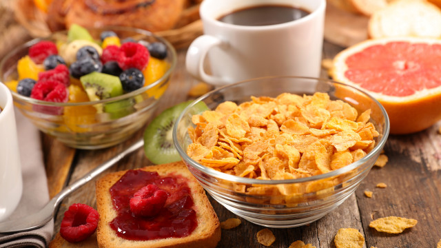 Cereal fruit coffee table food free wallpaper for desktop - medium preview image