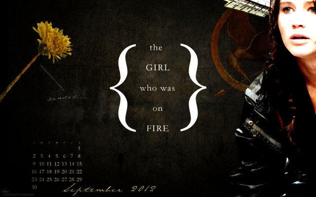 Woman flower calendar girl who free wallpaper for desktop - medium preview image