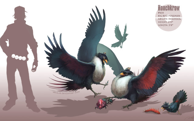 Man bird wings fantasy illustration #2 free wallpaper for desktop - medium preview image