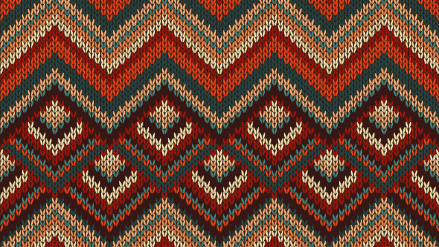 Knitted pattern red blue green free wallpaper for desktop - medium preview image