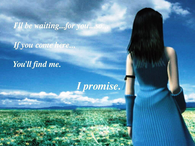 Woman blue dress field sky #2 free wallpaper for desktop - medium preview image