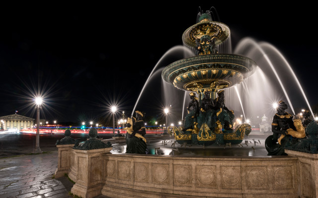 Cherryl fountain neoclassic tiltshift lighting free wallpaper for desktop - medium preview image
