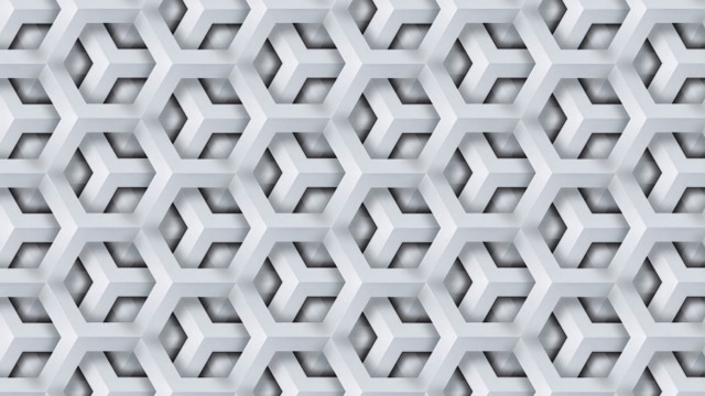 Hexagon pattern abstract geometric monochrome free wallpaper for desktop - medium preview image