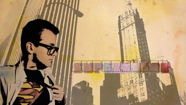 Man suit tie superman shirt free wallpaper for desktop - medium preview image