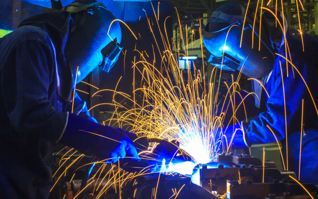 Metal sparks blue light automatistes free wallpaper for desktop - medium preview image