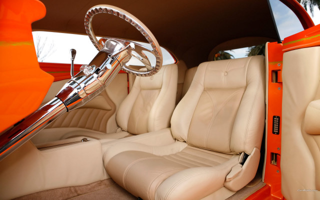 Car steering dashboard photorealism digital free wallpaper for desktop - medium preview image