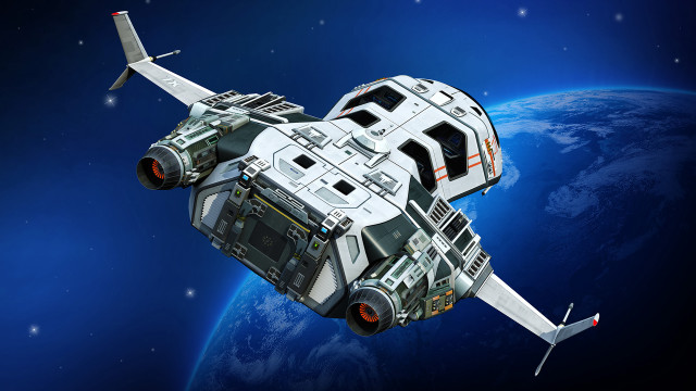 Space station earth space satellite free wallpaper for desktop - medium preview image