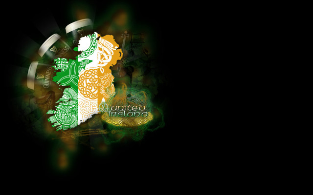 Irish flag beer shamrock gothic free wallpaper for desktop - medium preview image