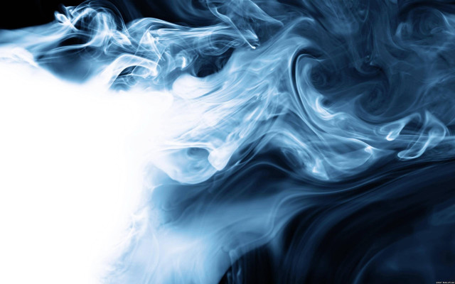 Blue smoke electricity lightning abstract free wallpaper for desktop - medium preview image