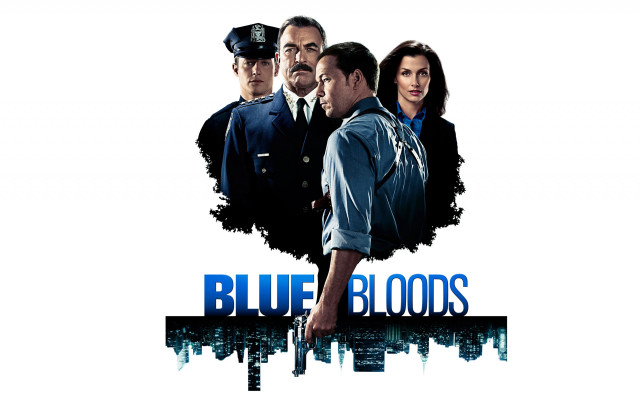 Cityscape group uniforms bluebloods poster free wallpaper for desktop - medium preview image