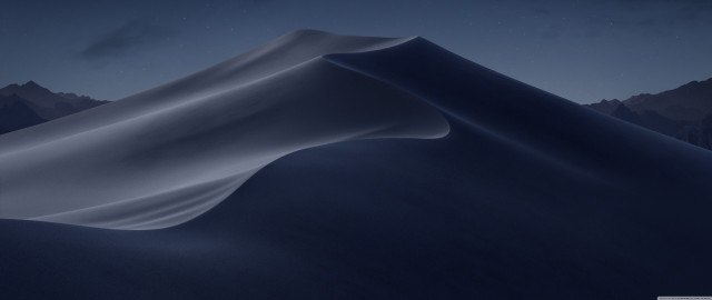 Mountain sky stars clouds moon free wallpaper for desktop - medium preview image