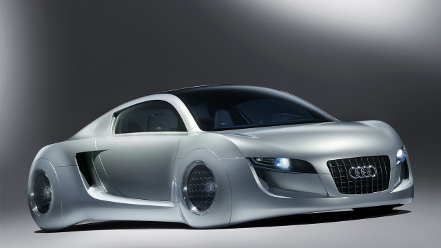 Silver car black top white #3 free wallpaper for desktop - medium preview image