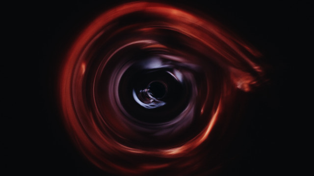 Red black swirl dark sky free wallpaper for desktop - medium preview image