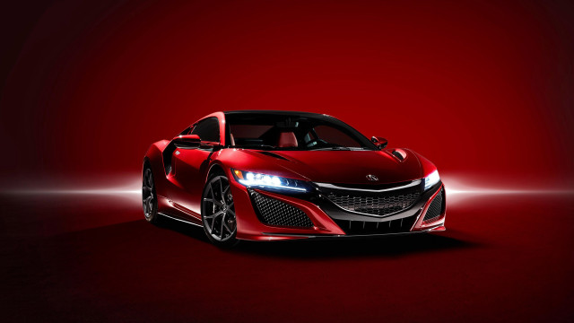 Red sports car dark room #64 free wallpaper for desktop - medium preview image