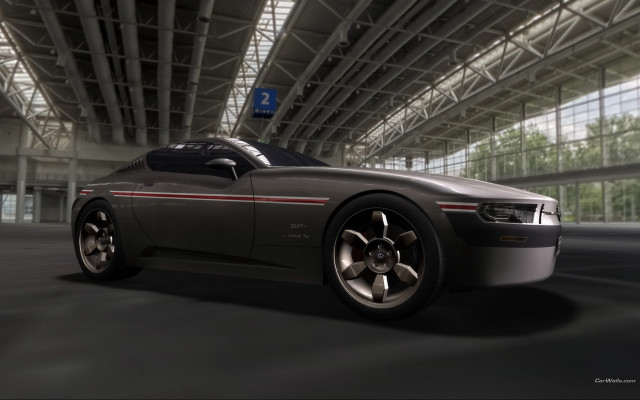 Car building windows ceiling photorealism free wallpaper for desktop - medium preview image