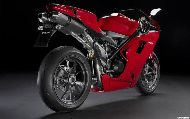 Red motorcycle dark room precisionism free wallpaper for desktop - medium preview image